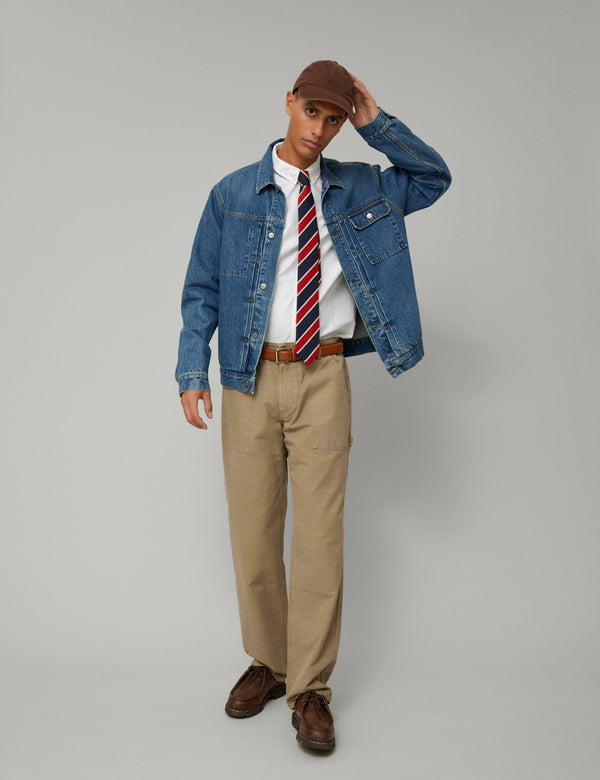 Forét HAZY DENIM JACKET - VINTAGE BLUE