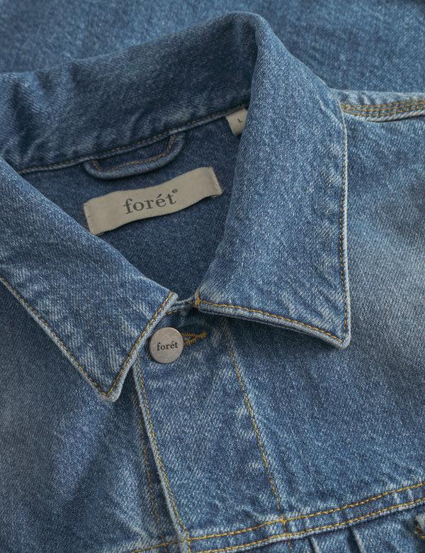 Forét HAZY DENIM JACKET - VINTAGE BLUE