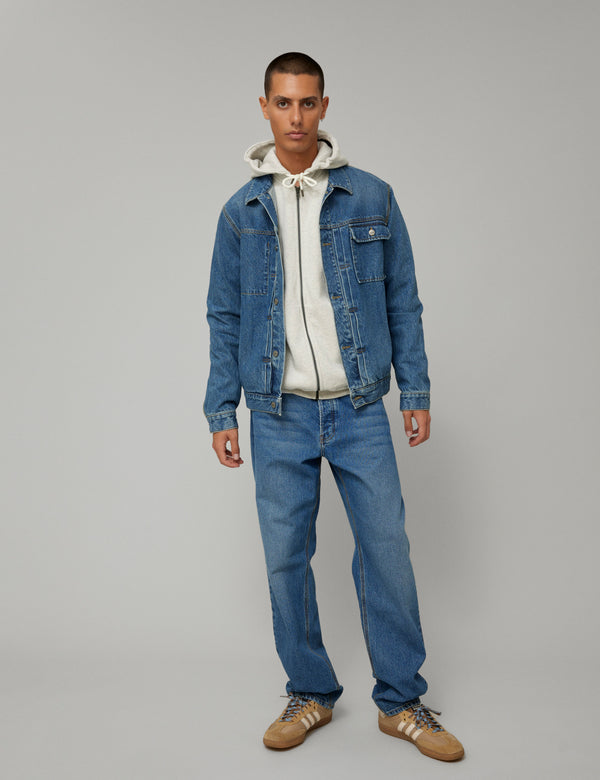 Forét HAZY DENIM JACKET - VINTAGE BLUE