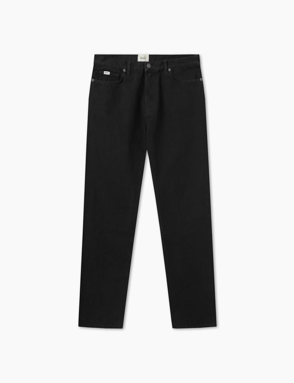 forét HEATH REGULAR FIT JEANS - BLACK