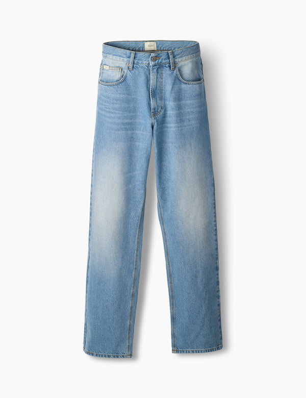 forét HEATH REGULAR FIT JEANS - WASHED LIGHT BLUE