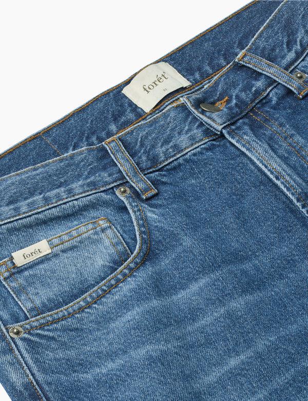 Forét HEATH REGULAR FIT JEANS - WASHED MID BLUE