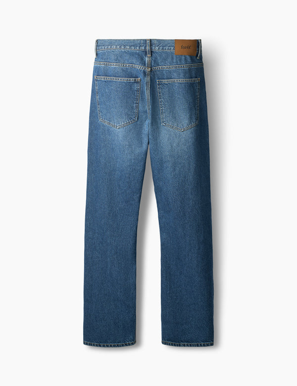 Forét HEATH REGULAR FIT JEANS - WASHED MID BLUE