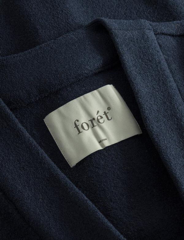 Forét HILL WOOL CARDIGAN - NAVY