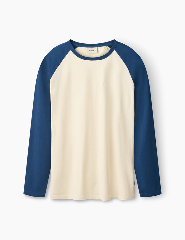 forét LAKE LONGSLEEVE - CLOUD/BLUE