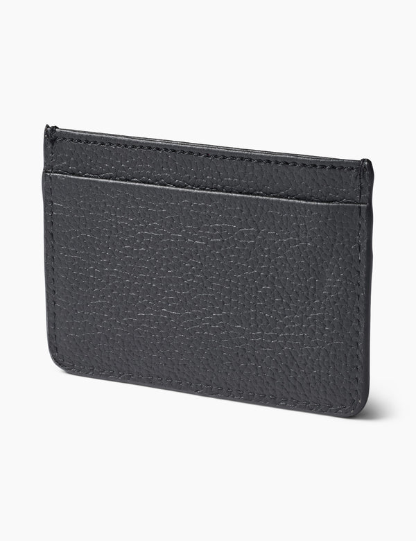 Forét LEATHER CARDHOLDER - BLACK