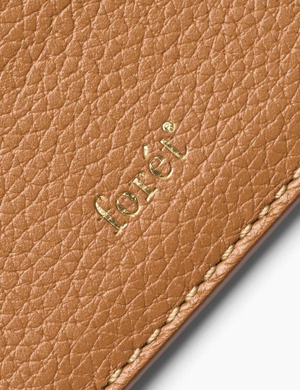 Forét LEATHER CARDHOLDER - COGNAC