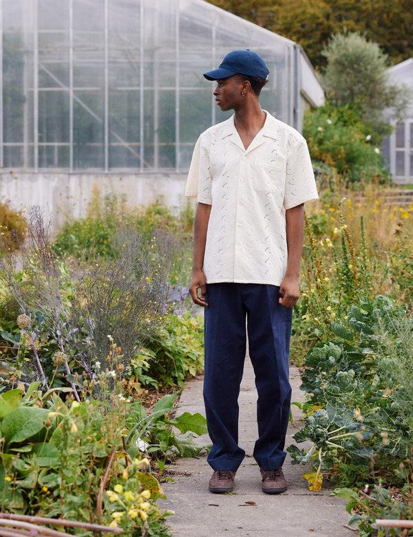 Forét LEO PAISLEY SHIRT - CLOUD