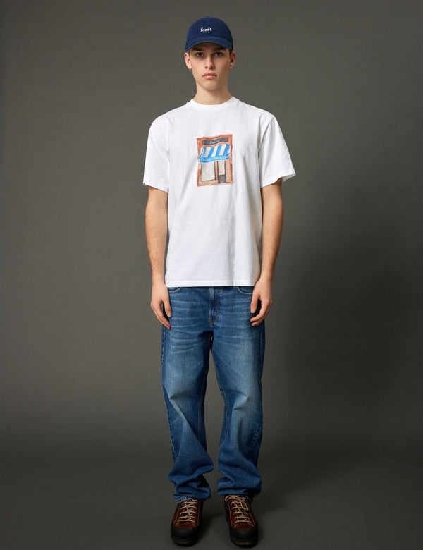 Forét MARKET T-SHIRT - WHITE