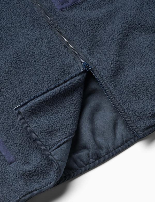 Forét MOUNTAIN FLEECE JACKET - NAVY