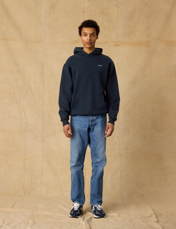 Forét NOON HOODIE - NAVY