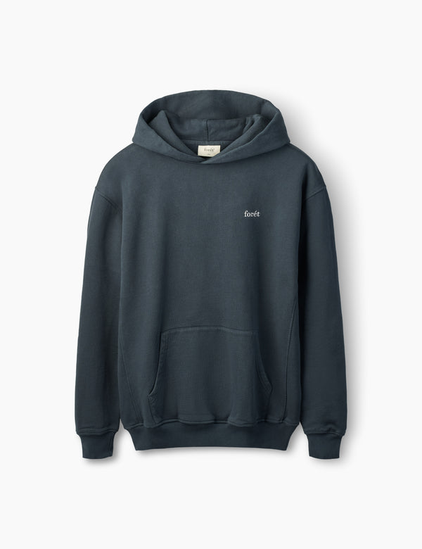 forét NOON HOODIE - NAVY