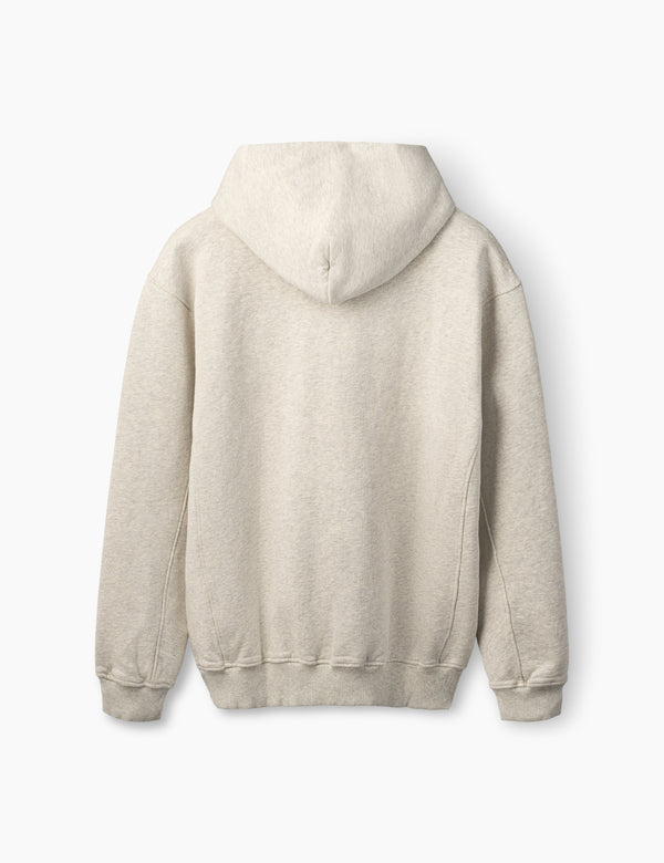 Forét NOON HOODIE - SNOW MELANGE