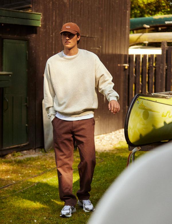 Forét NOON SWEATSHIRT - SNOW MELANGE