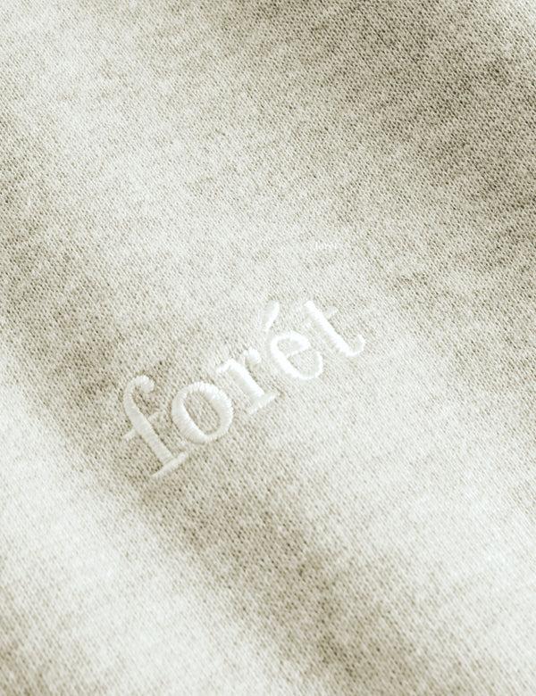 Forét NOON SWEATSHIRT - SNOW MELANGE