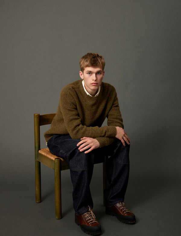 Forét ORBIT WOOL KNIT - ARMY