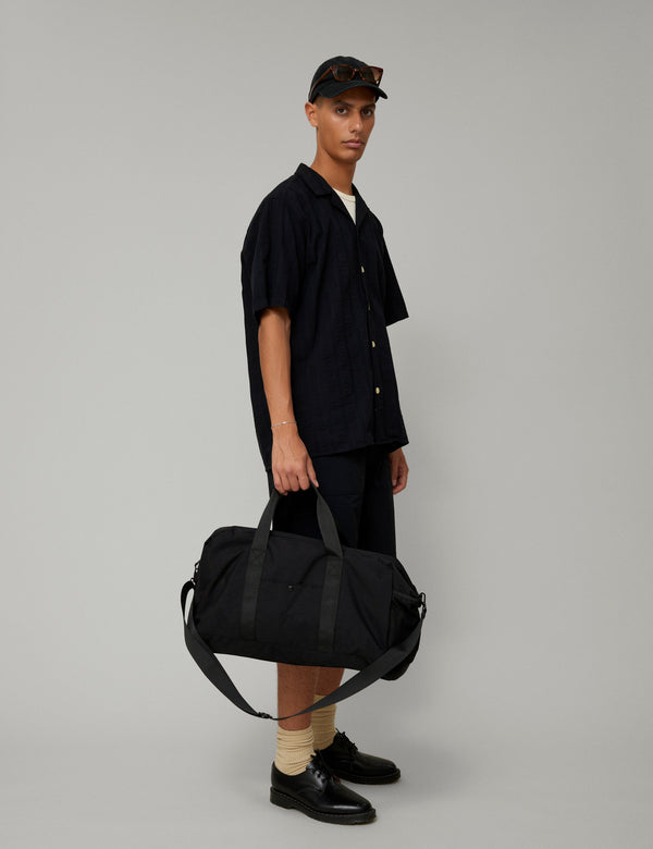 Forét PEER SS SHIRT - BLACK