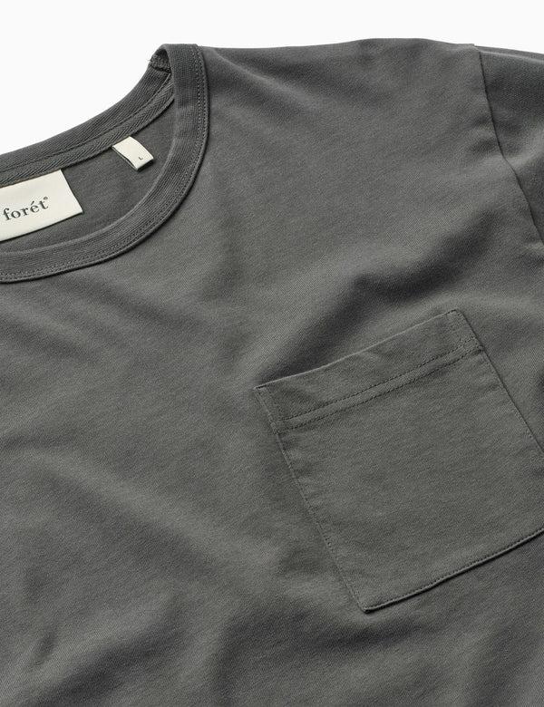 Forét PLANET LONGSLEEVE - DARK GREY