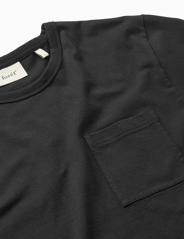 Forét PLANET T-SHIRT - BLACK
