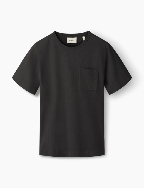 forét PLANET T-SHIRT - BLACK