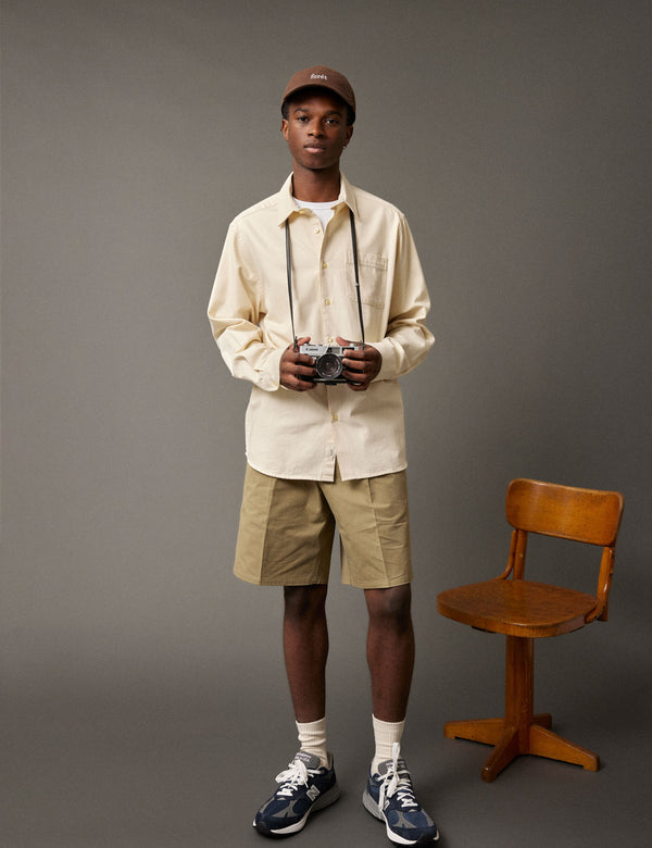 Forét PLUTO CHAMBRAY SHIRT - CLOUD CHAMBRAY