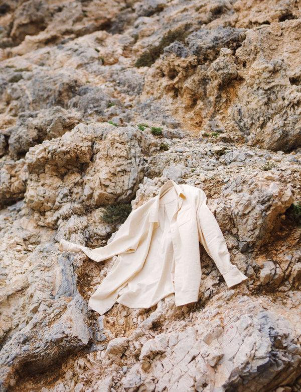 Forét PLUTO CHAMBRAY SHIRT - CLOUD CHAMBRAY