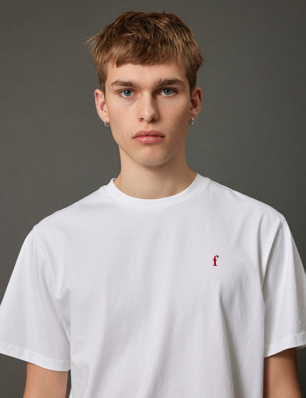 Forét POINT T-SHIRT - WHITE