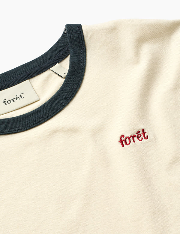 Forét RAY T-SHIRT - CLOUD/NAVY