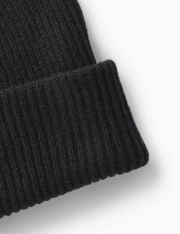 Forét RELAX RIB BEANIE - BLACK