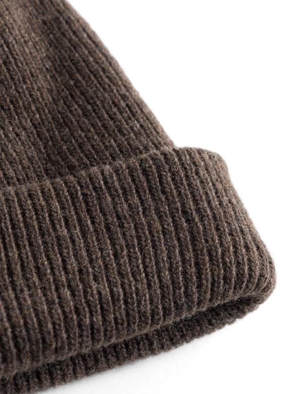 Forét RELAX RIB BEANIE - COLD BROWN