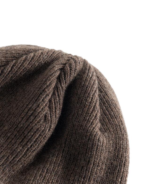 Forét RELAX RIB BEANIE - COLD BROWN