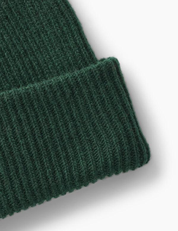 Forét RELAX RIB BEANIE - DARK GREEN