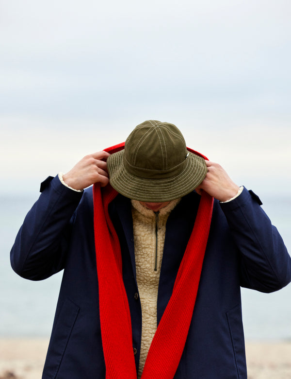 Forét RELAX RIB SCARF - RED