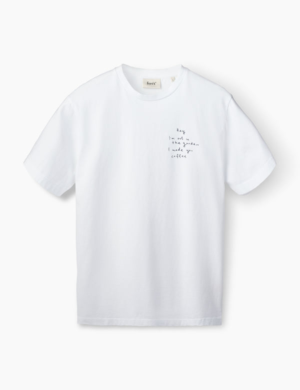 forét RELAX T-SHIRT - WHITE