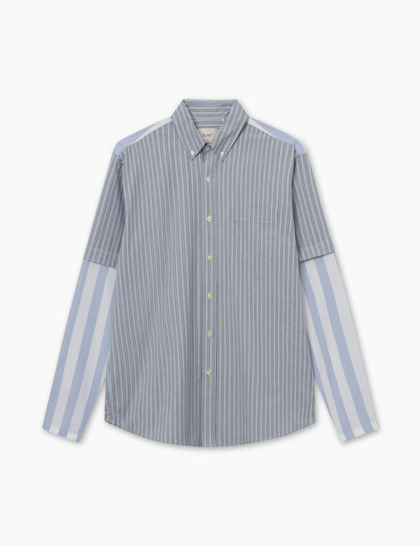 forét REST SHIRT - LIGHT BLUE/CLOUD