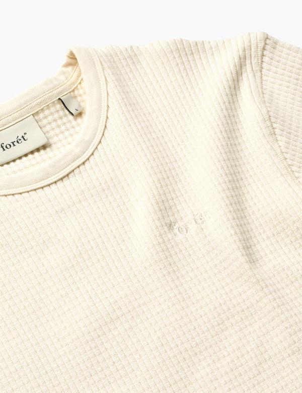 Forét RIB T-SHIRT - CLOUD