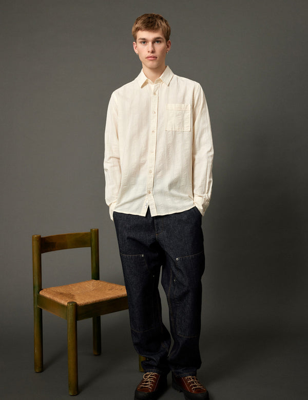 Forét RIVER SHIRT - CLOUD