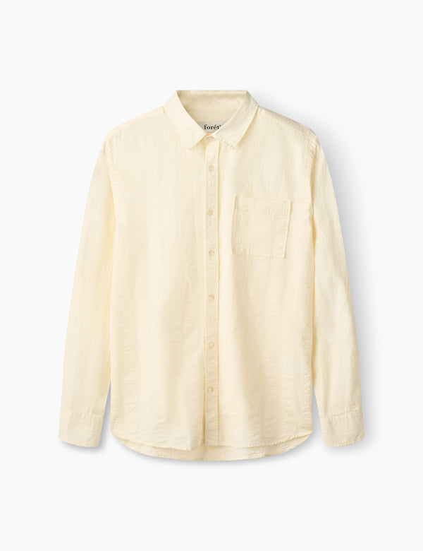 forét RIVER SHIRT - CLOUD