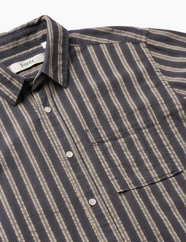 Forét RIVER SHIRT - DARK GREY