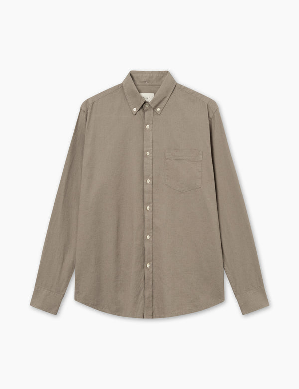 forét SERENE LINEN SHIRT - TAUPE