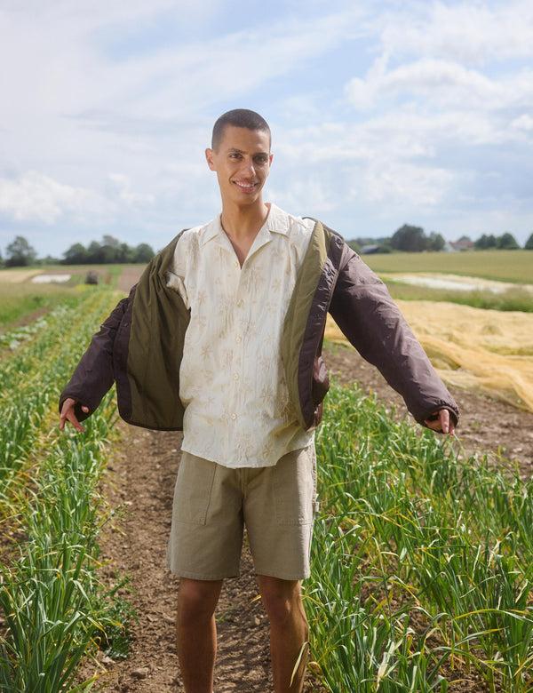 Forét SIENNA WORKWEAR SHORTS - KHAKI