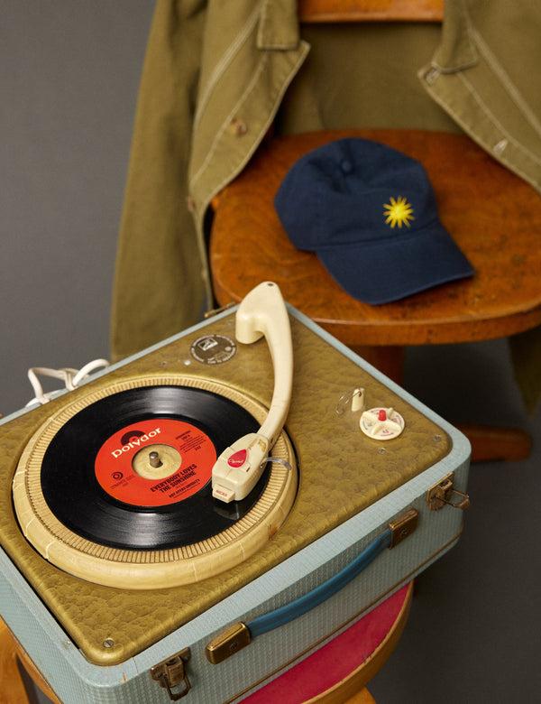 Forét SOL WASHED CAP - NAVY