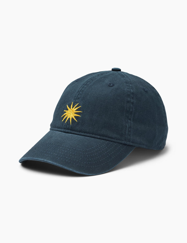 forét SOL WASHED CAP - NAVY