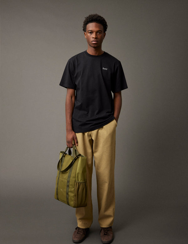 Forét STILL T-SHIRT - BLACK WHITE