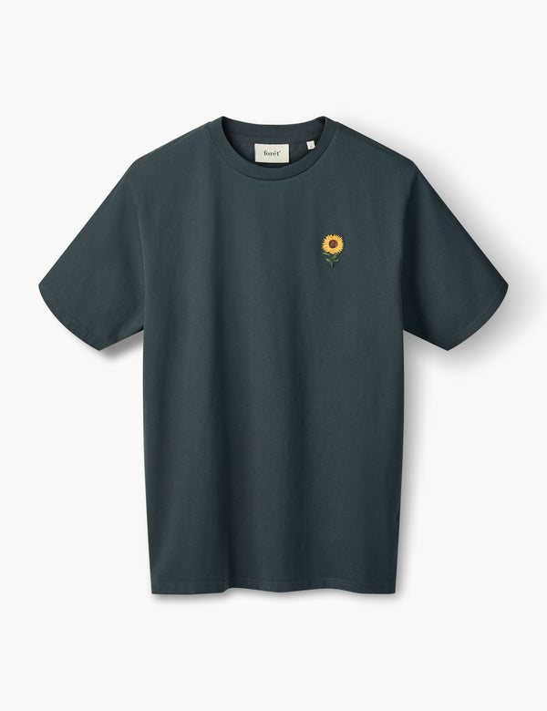 forét TOURNESOL T-SHIRT - NAVY
