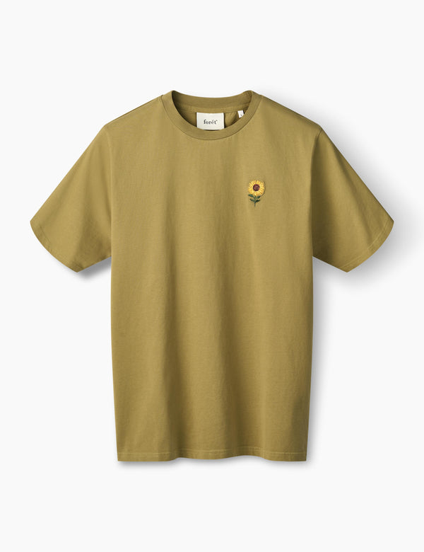 forét TOURNESOL T-SHIRT - OLIVE