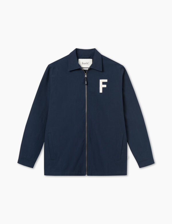 forét WIN RIPSTOP JACKET - NAVY