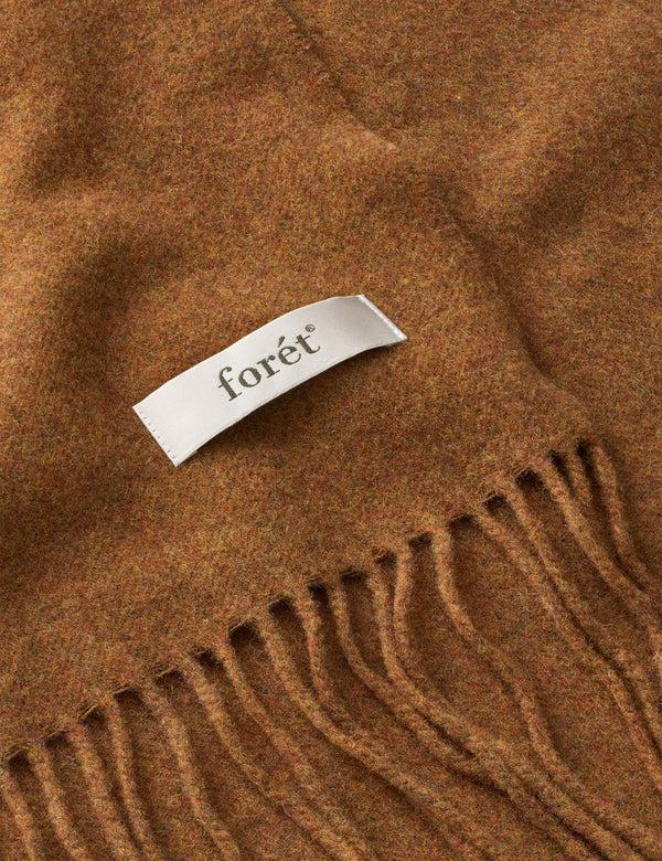 Forét WOOL SCARF - BURNT KHAKI