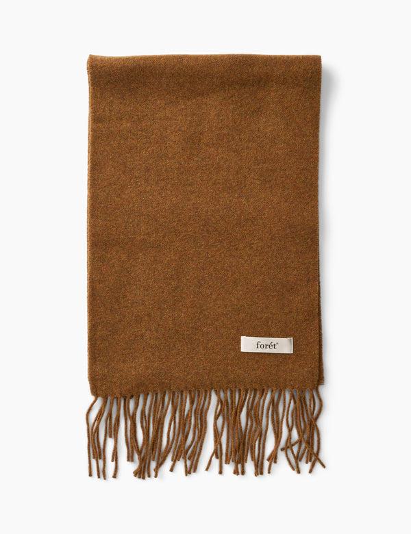 forét WOOL SCARF - BURNT KHAKI