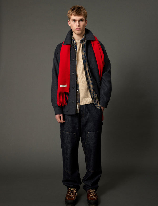 Forét WOOL SCARF - RED